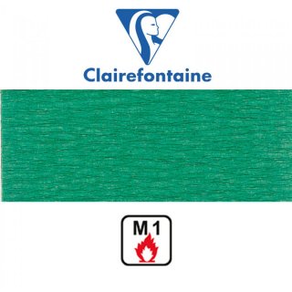 Clairefontaine Krepppapier 50 x 250 cm feuerfest 10er Pack, Grün