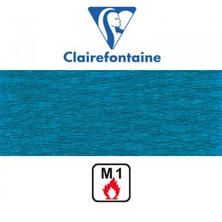 Clairefontaine Krepppapier 50 x 200 cm feuerfest, Hellblau