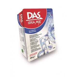 DAS IDEA Mix marmorierte Modelliermasse 100g, Blau