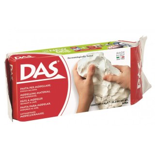 DAS lufthärtende Modelliermasse 1000g, Weiß