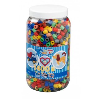 Hama 1400 Maxi Bügelperlen Dose - Farbenmix