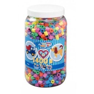 Hama 1400 Maxi Bügelperlen Dose - Pastell Mischung