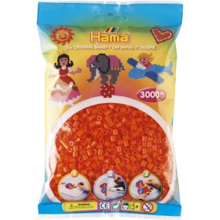 Hama 3000 Midi Bügelperlen - Orange