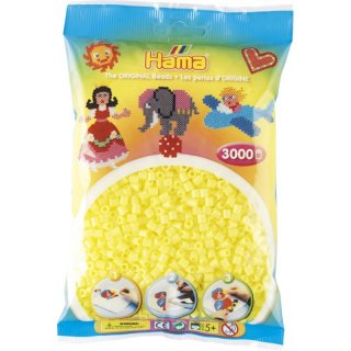Hama 3000 Midi Bügelperlen - Pastell-Gelb