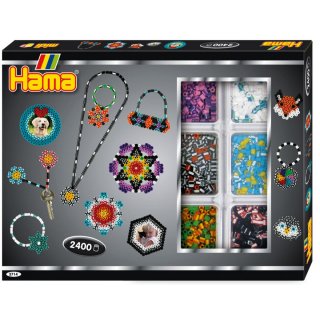 Hama Midi Bügelperlen Set KREATIVBOX gestreifte Perlen