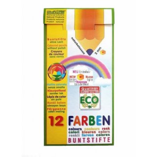 ökoNORM 12 Farbstifte natur, Lindenholz