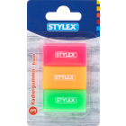 Stylex 3x Radiergummi Neon