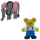 2x Hama Maxi Stiftplatten Set (Elefant und Teddy)