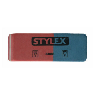 Stylex Radiergummi für Tinte, Blei- und Buntstifte 2 Stück