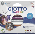 Lyra GIOTTO Make Up Kinderschminkstifte, Metall-Set, 6er Set