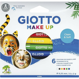 Lyra GIOTTO Make Up Kinderschminkstifte, Classic-Set, 6er Set