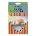 10x LYRA 12 Super FERBY Farbstifte natur Waldorf Selection