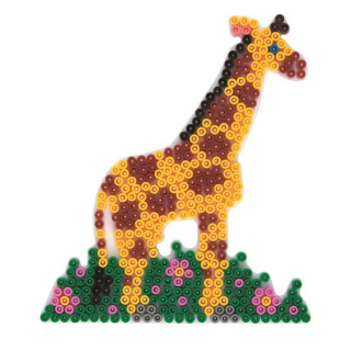 Hama Stiftplatte für Midi Bügelperlen, Giraffe
