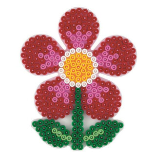Hama Stiftplatte für Midi Bügelperlen, Blume