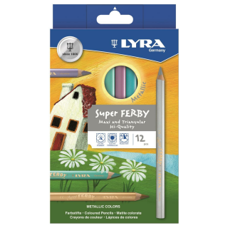 LYRA 12 Super FERBY Farbstifte METALLIC