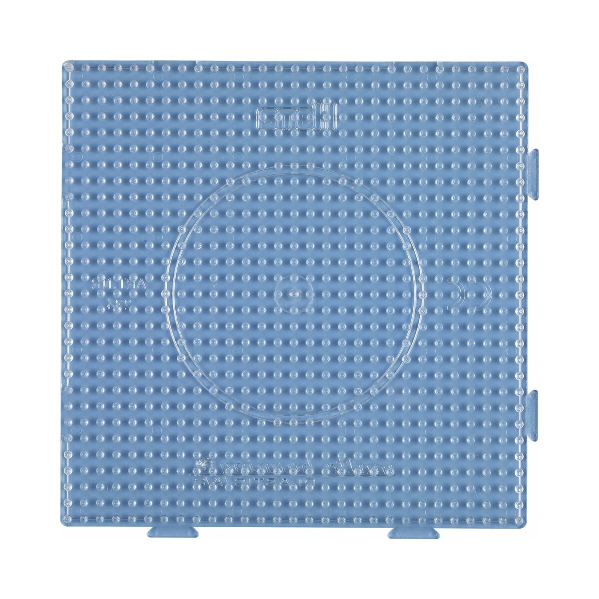 Smowo 8 Bügelperlen Platten Steckplatten Quadratisch und transparent 