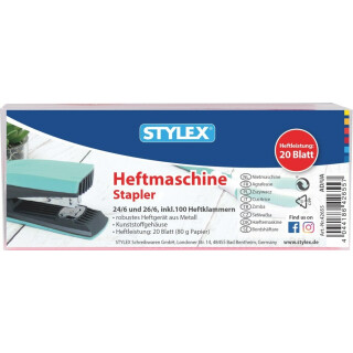 STYLEX Heftmaschine / Tacker, Weiß