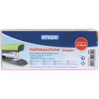 STYLEX Heftmaschine / Tacker, Grün