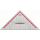 Stylex Geometrie-Dreieck 22 cm mit Griff