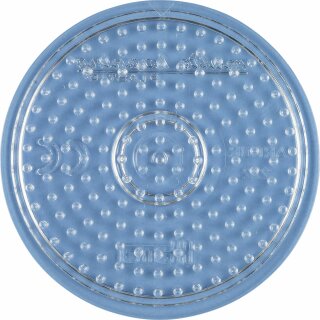 Hama Stiftplatte für Midi Bügelperlen, Kreis klein transparent