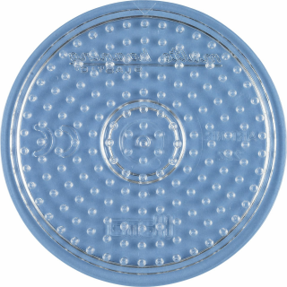 Hama Stiftplatte für Midi Bügelperlen, Kreis klein transparent