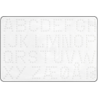 Hama Stiftplatte für Midi Bügelperlen, Buchstaben