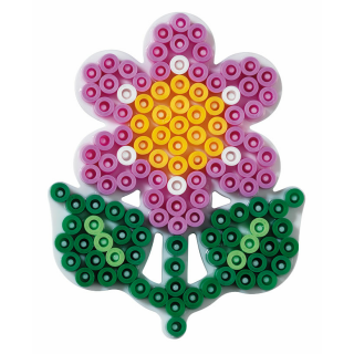 Hama Stiftplatte für Midi Bügelperlen, Blume klein