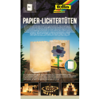 Folia Papier-Lichtertüten 5 Stk. Blanko 19 x 11,5 x 7 cm