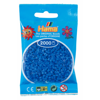 Hama 2000 Mini Bügelperlen - Ø 2,5 mm (ab 10 Jahren)  - Hellblau