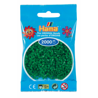 Hama 2000 Mini Bügelperlen - Ø 2,5 mm (ab 10 Jahren) - Grün