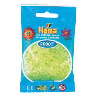 Hama 2000 Mini Bügelperlen - Neon-Gelb