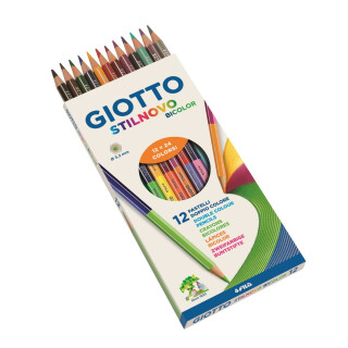 Lyra GIOTTO Stilnovo BICOLOR 12 Farbstifte mit 24 Farben