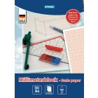 Millimeterpapier-Block DIN A4 20 Blatt