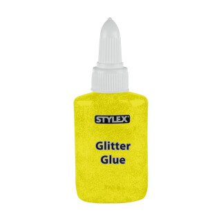 Stylex Glitter Glue à 37,5g Neon-Gelb