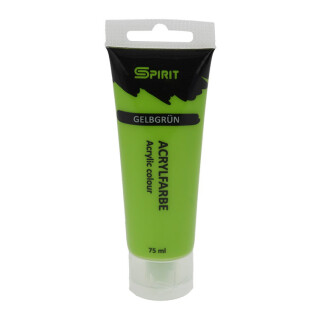 SPIRIT Acrylfarbe 75 ml, Gelbgrün