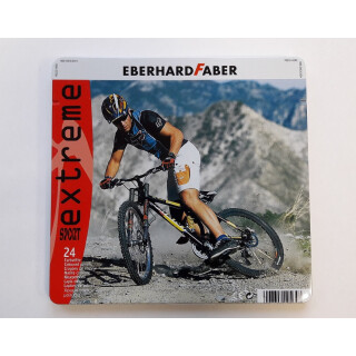 Eberhard Faber Buntstifte / Farbstifte 24er Metalletui SPORT Mountainbike