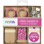 HEYDA Schöner Schenken Set 15 x 15 x 2 cm pink