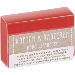 Knorr Prandell Kneten & Radieren Modelliermasse 20g Rot