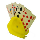 Kartenhalter Gelb Single Kunststoff