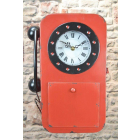 Livitat Schlüsselkasten Rot Vintage Uhr industrial...