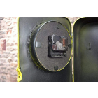 Livitat Schlüsselkasten Rot Vintage Uhr industrial Retro