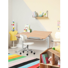 Kettler Kinder / Jugend Schreibtisch -Qualität, Ergonomie-Weiss/Buche
